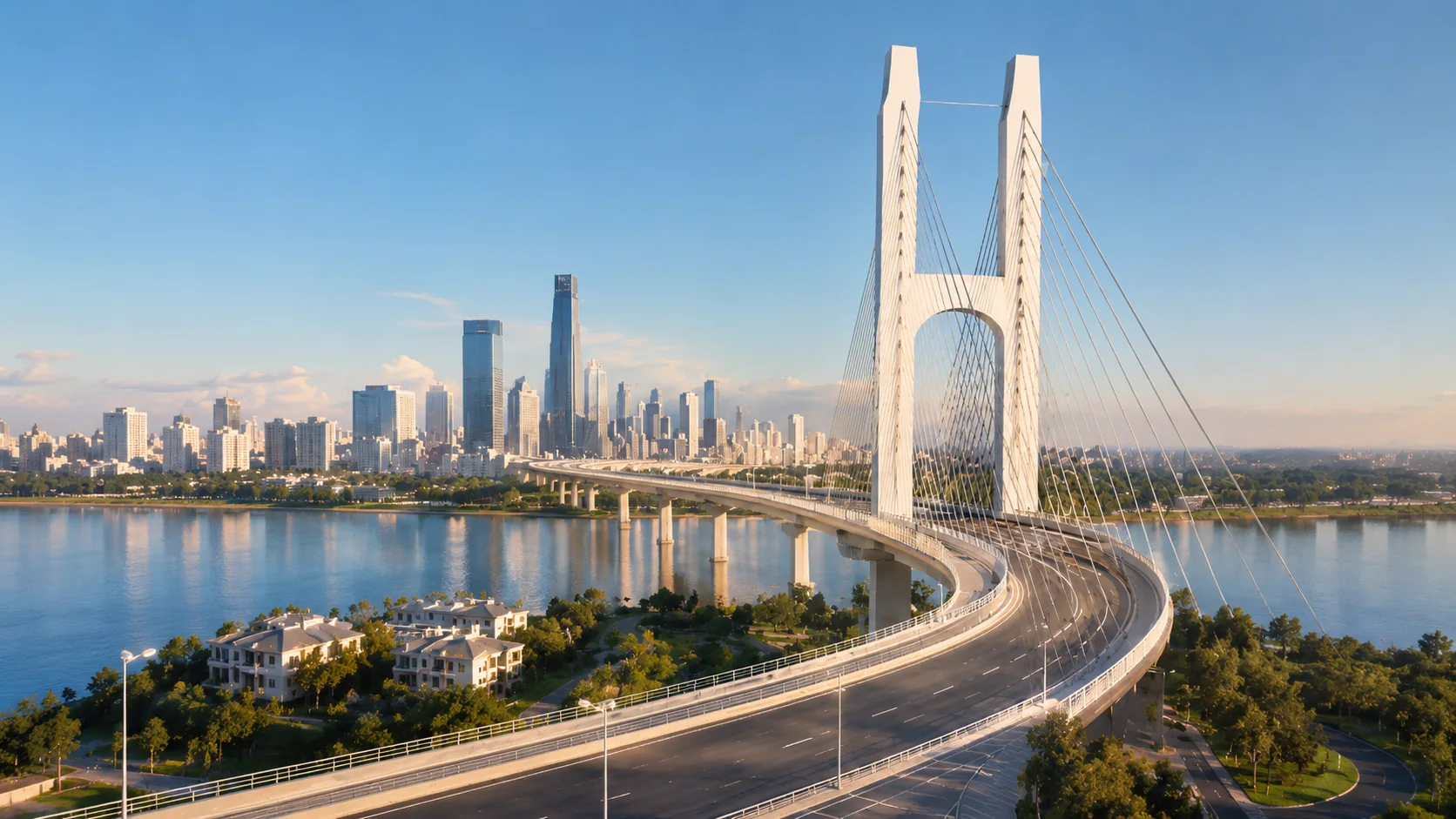 Pont et infrastructure urbaine majeure
